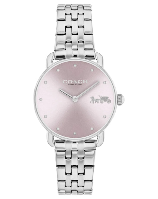 Stainless Steel Case & Bracelet/Pink Sunray Dial