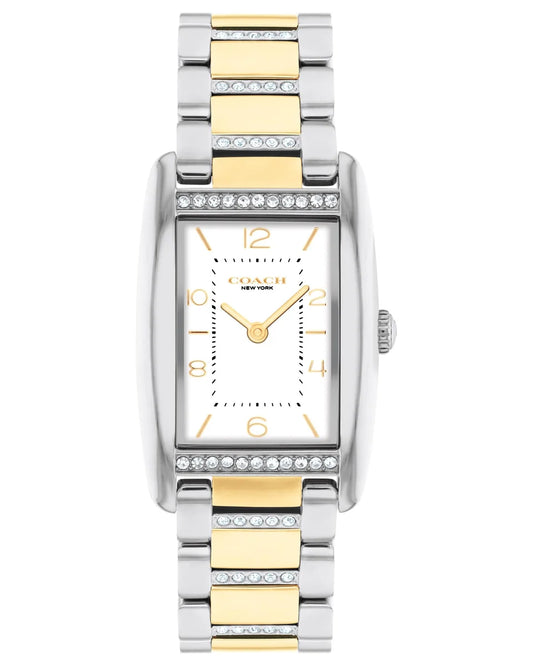 SS/GP Case & Bracelet with deployment "C" Clasp/Set Center Links/White Dial