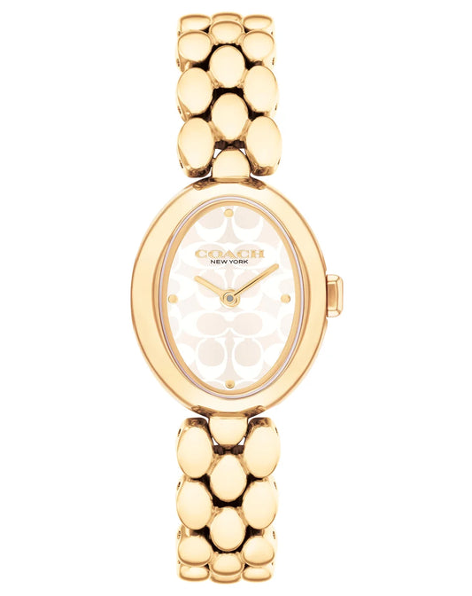 Gold Plated Case & 3 link Bracelet/Silver/White Sig C Dial