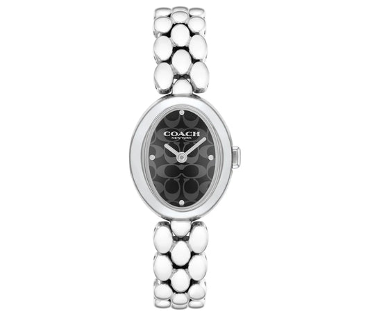 Stainless Steel Case & 3 link Bracelet/Black Sig C Dial