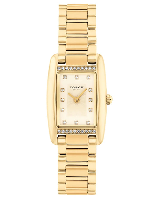 GP Case with Crystals/Gold Plated Bracelet/Light Gold Dial w/Crystal markers
