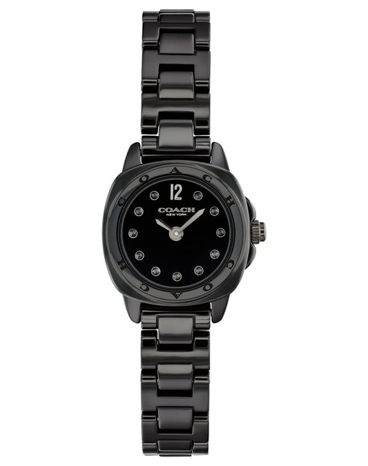 Black Ceramic Case & Bracelet/Black Dial