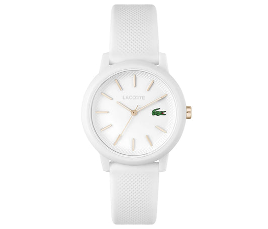 White TR90 Case/White Dial/White Silicone Strap