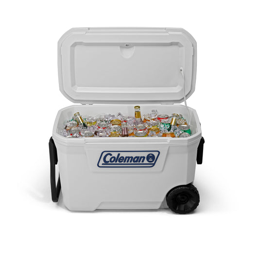 Coleman Classic Series 62-Quart Marine Wheeled Cooler, 58.7-Litre Capacity