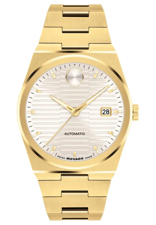 Yellow Gold IP Case and Bracelet/White dial