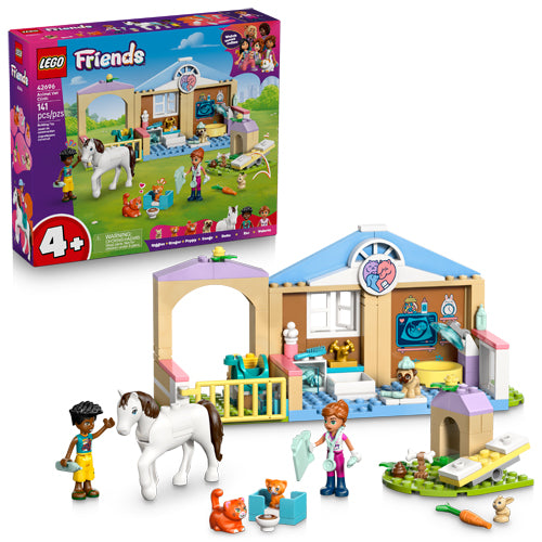 The LEGO® Group Friends Animal Vet Clinic Building Toy Set 42696