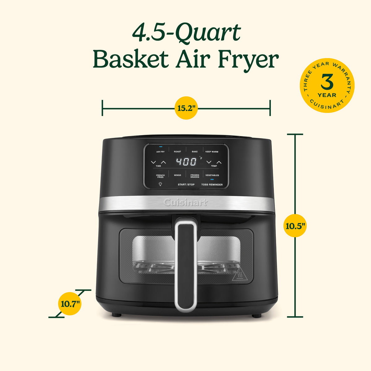 Cuisinart 4.5-qt Basket Air Fryer