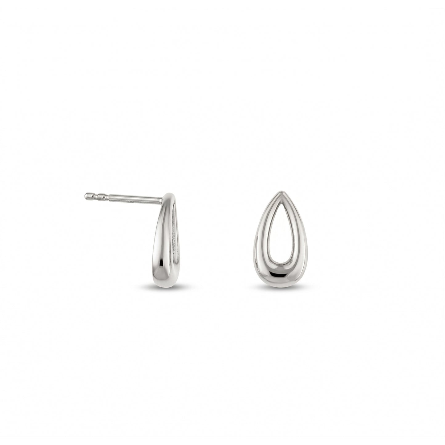 Aspen Ry Adore Open Teardrop Earrings