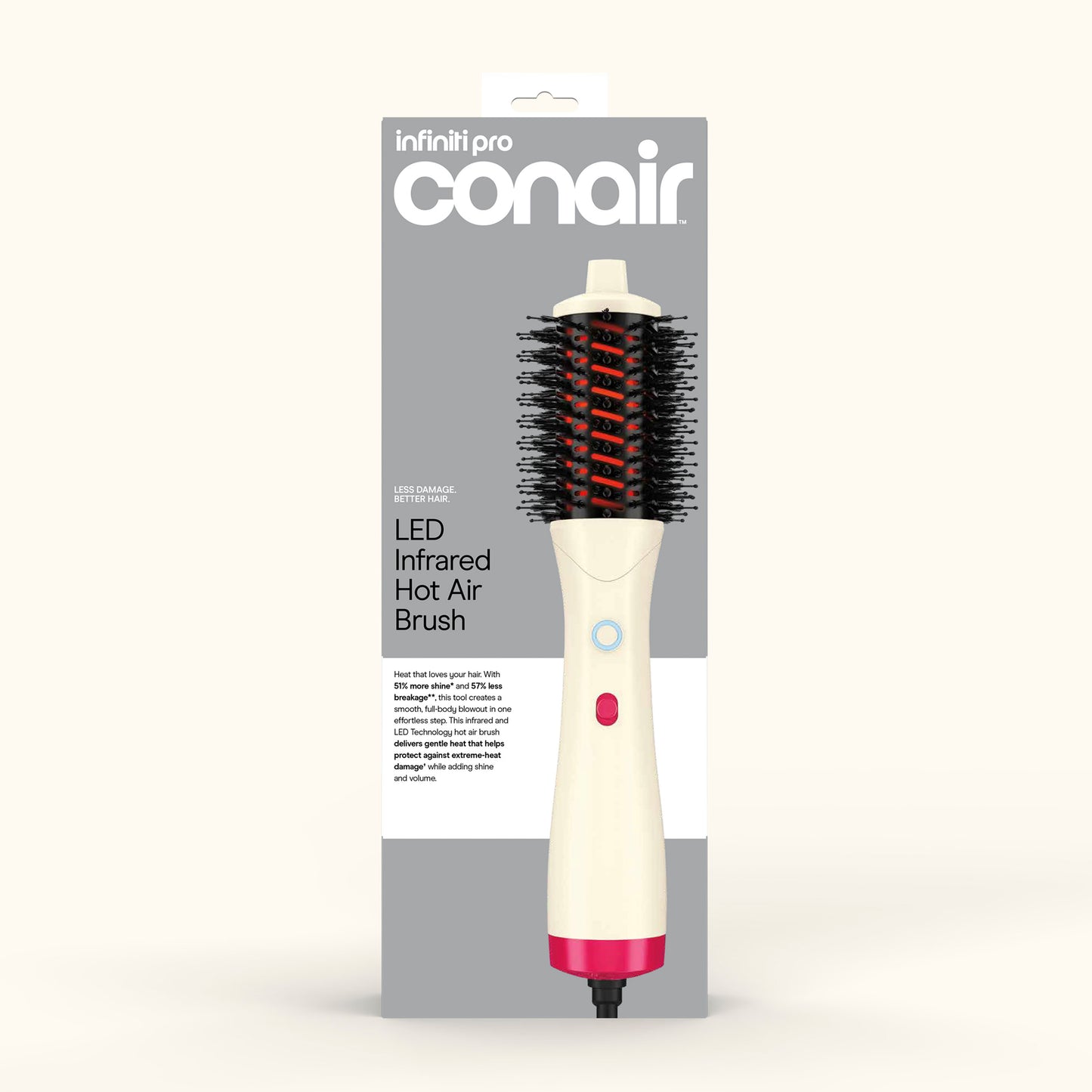 Conair InfinitiPRO LED Infrared Hot Air Brush