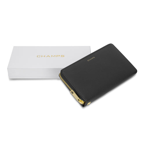 Champs Gala - Leather Zip-Clutch Wallet
