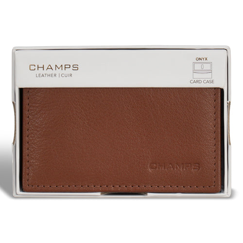 Champs Onyx - Leather Card Case