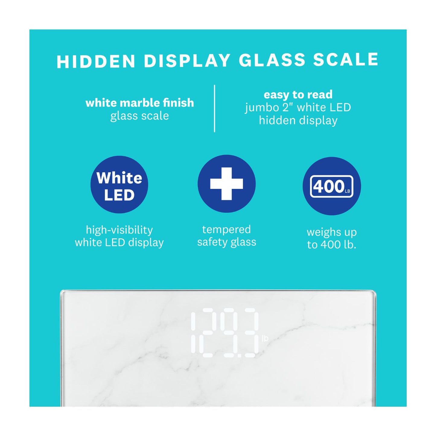 Conair Weight Watchers Hidden Display Scale