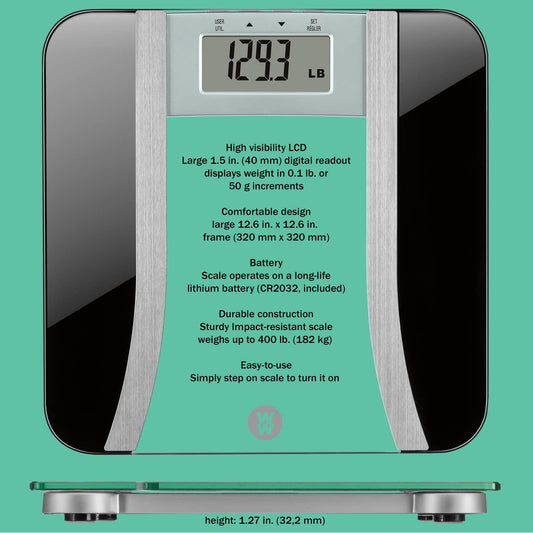 Conair Weight Watchers Digital Body Analysis Glass Scale