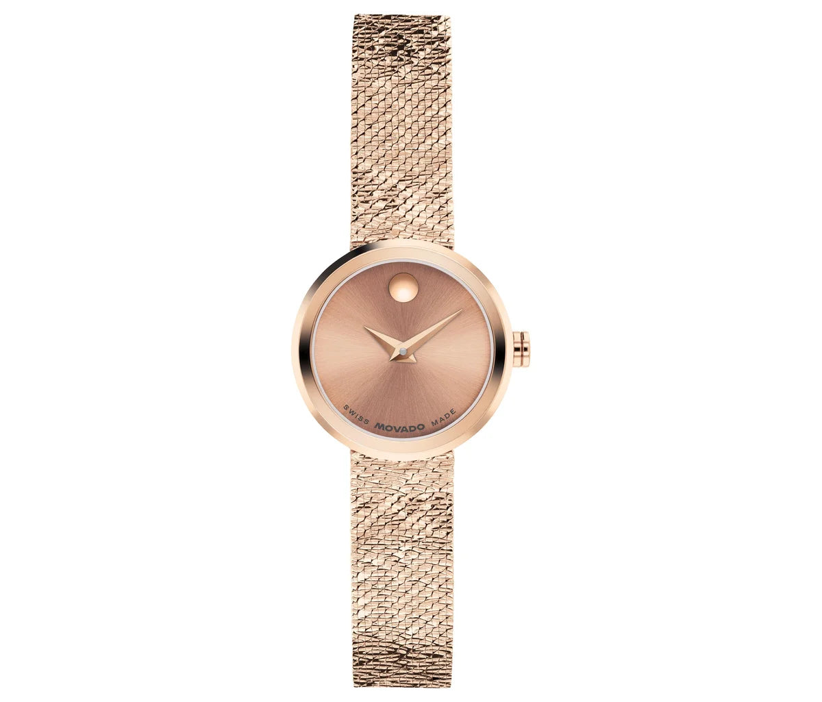 Rose Gold PVD Case & Milanese mesh Bracelet/Rose Gold Dial