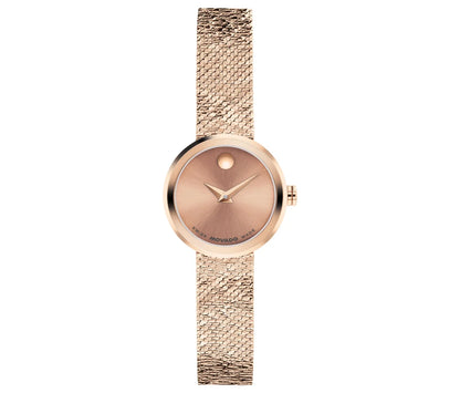 Rose Gold PVD Case & Milanese mesh Bracelet/Rose Gold Dial