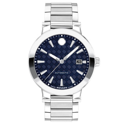 Stainless Steel Case & Bracelet/Blue Dial