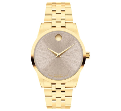YGPVD Case and Bracelet/Warm Gray Shimmer Dial/Exhibition Caseback
