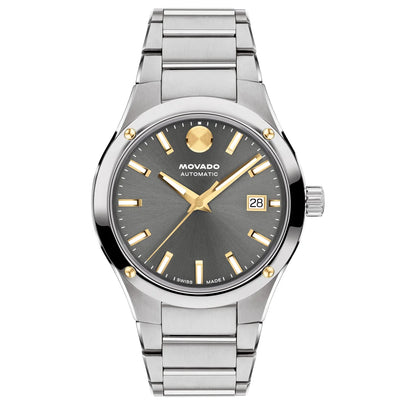 Stainless Steel Case & Bracelet/Grey Dial
