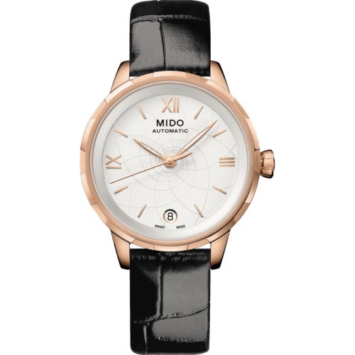 White/Rose Gold/Ladies Automatic Watch