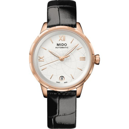 White/Rose Gold/Ladies Automatic Watch