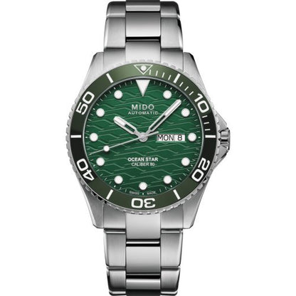 Green/Mens Automatic Watch