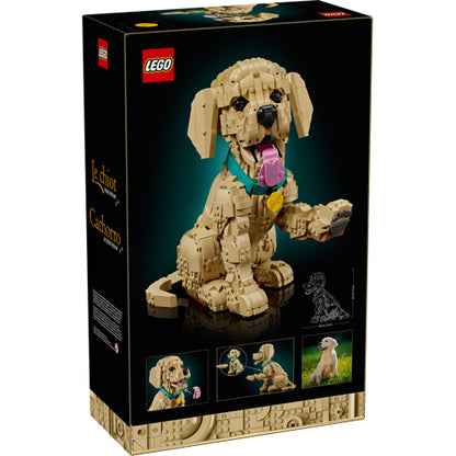 The LEGO® Group Icons Golden Retriever Puppy Building Set 11384