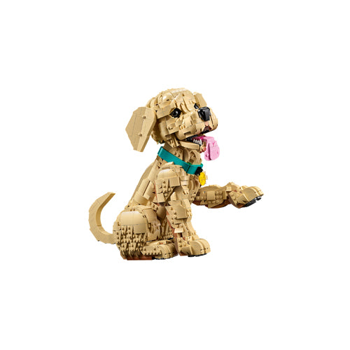The LEGO® Group Icons Golden Retriever Puppy Building Set 11384