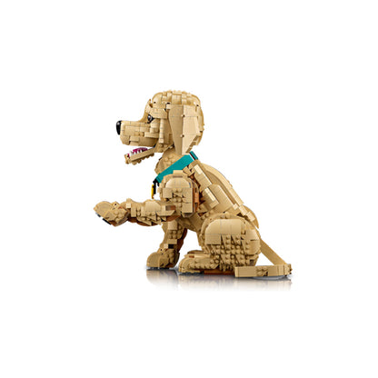 The LEGO® Group Icons Golden Retriever Puppy Building Set 11384