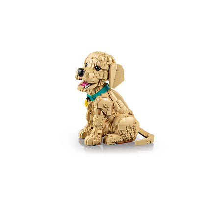 The LEGO® Group Icons Golden Retriever Puppy Building Set 11384