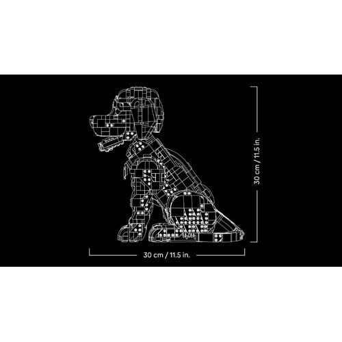 The LEGO® Group Icons Golden Retriever Puppy Building Set 11384