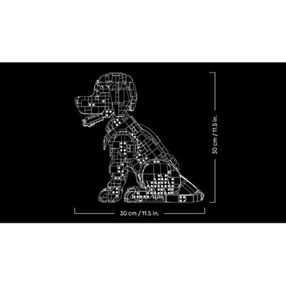 The LEGO® Group Icons Golden Retriever Puppy Building Set 11384