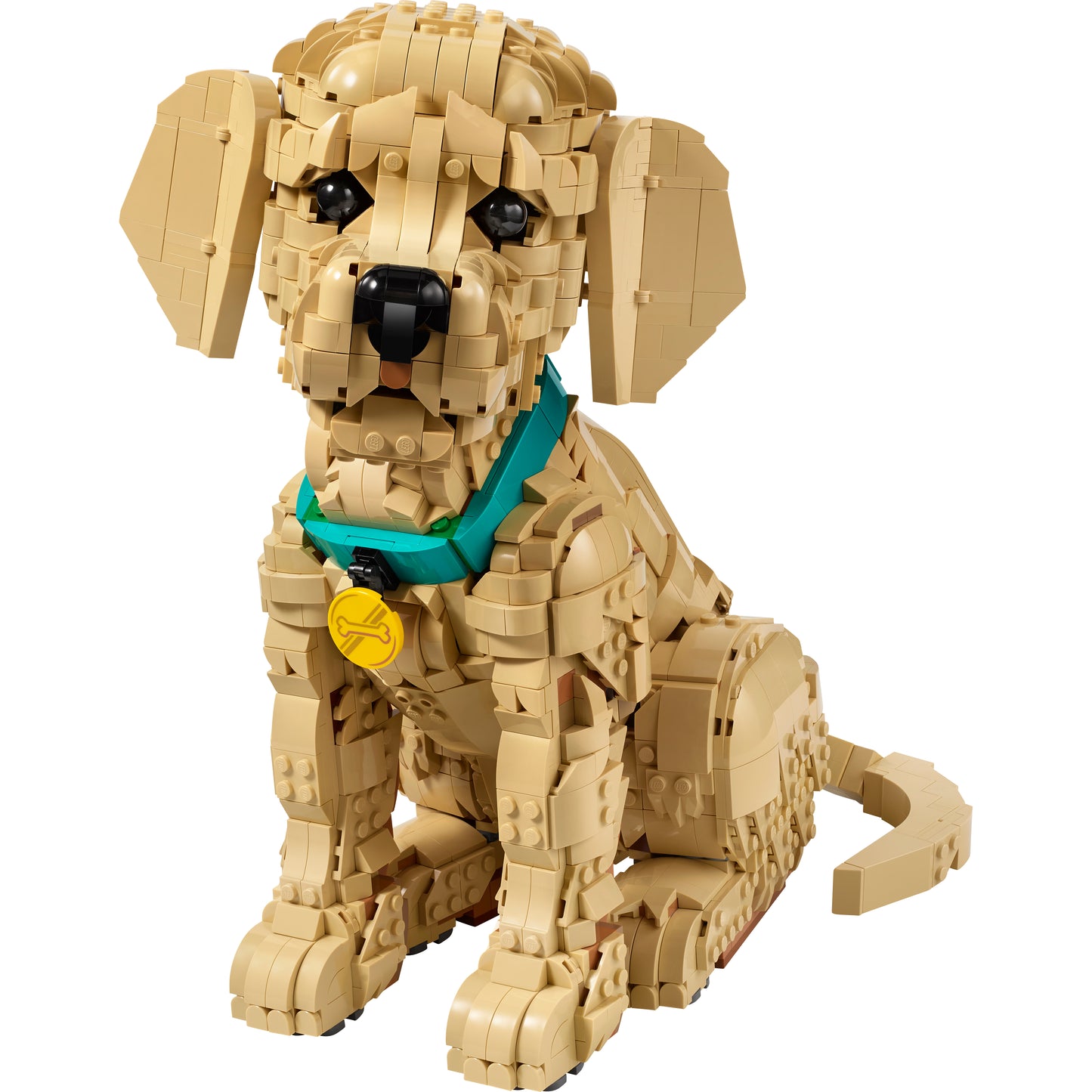 The LEGO® Group Icons Golden Retriever Puppy Building Set 11384