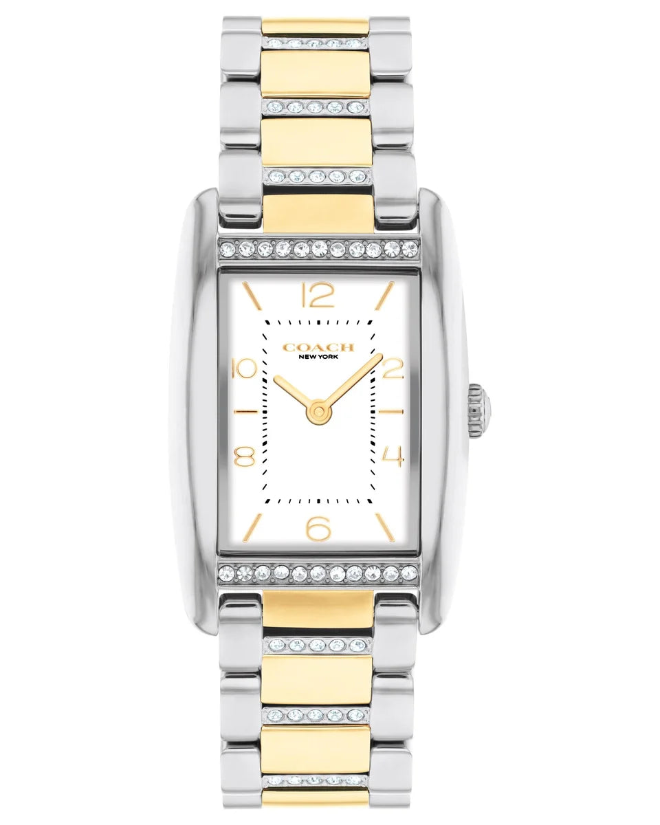 SS/GP Case & Bracelet with deployment "C" Clasp/Set Center Links/White Dial
