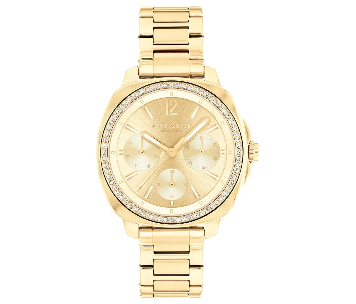 Gold Plated Case & Bracelet/Gold Dial