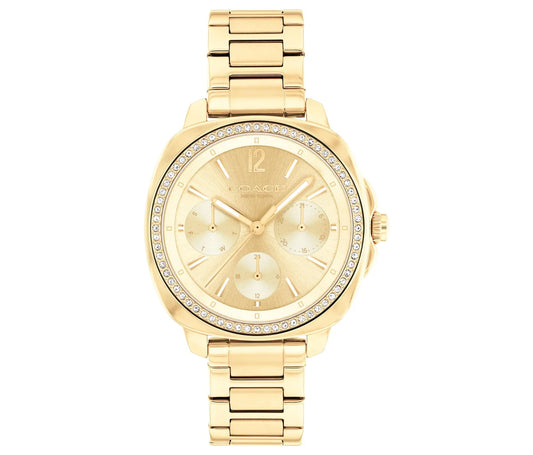Gold Plated Case & Bracelet/Gold Dial