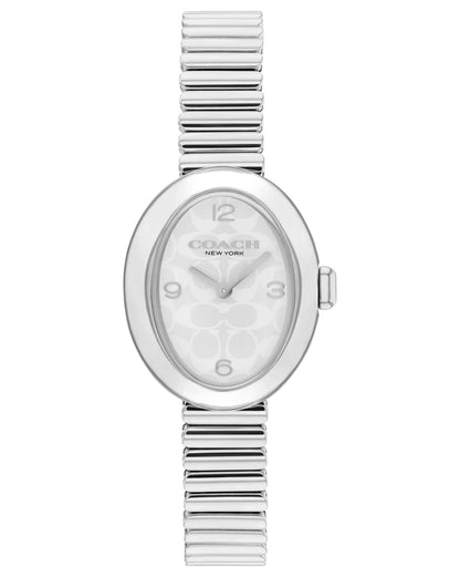 Stainless Steel Case & stretch Bracelet/Silver/White Sig C Dial