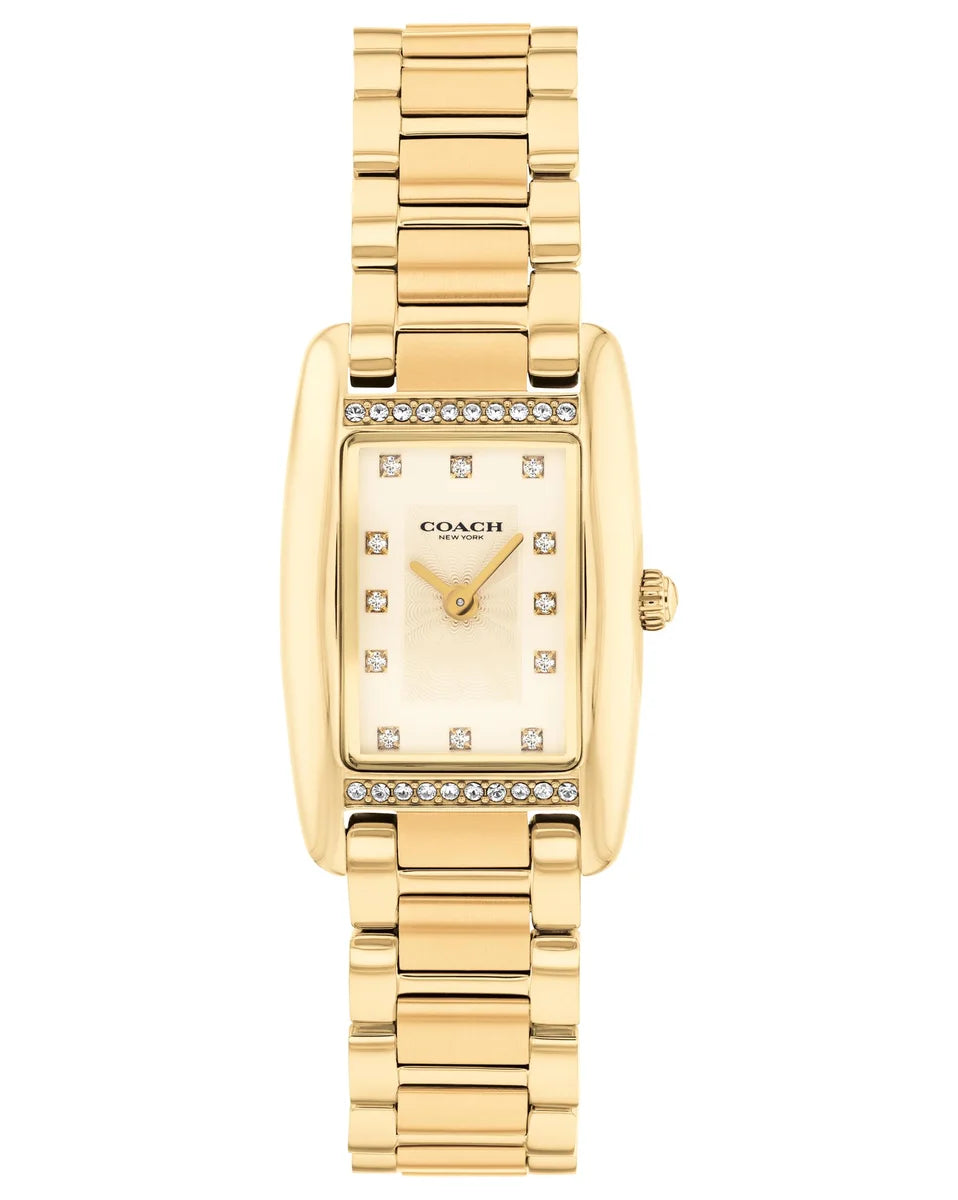 GP Case with Crystals/Gold Plated Bracelet/Light Gold Dial w/Crystal markers