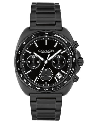 Black IP Case & Bracelet/Black Tachymetric bezel/Black Ombre Dial