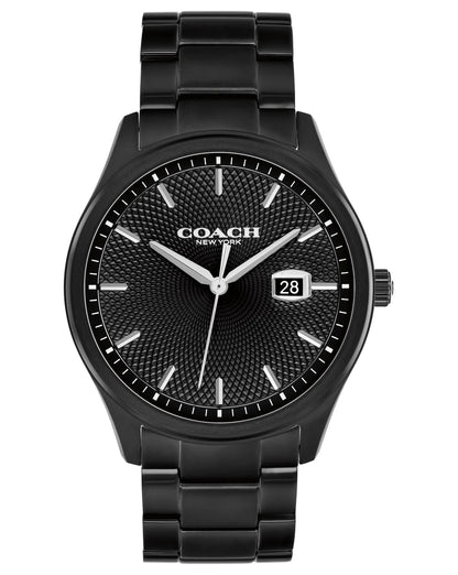Black IP Case & Bracelet/Black Textured dial