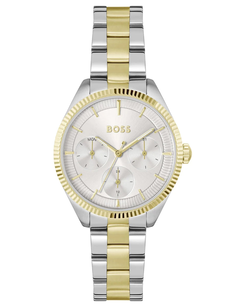 SS/LYG Case & Bracelet/Silver White multi-function Dial
