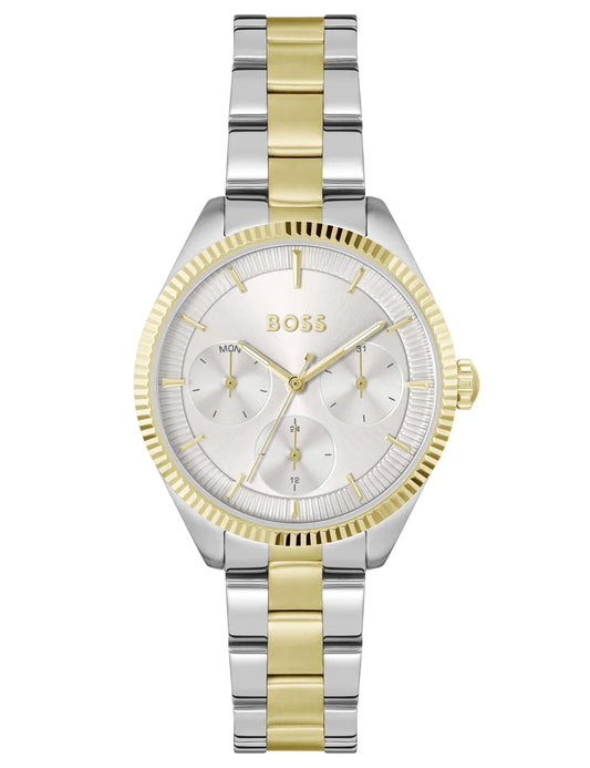 SS/LYG Case & Bracelet/Silver White multi-function Dial