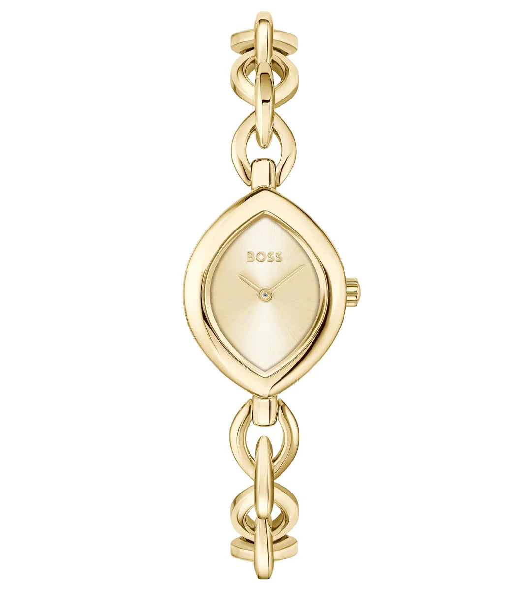 29mm Light Yellow Gold Oval Case & Bracelet/Champagne Gold Dial