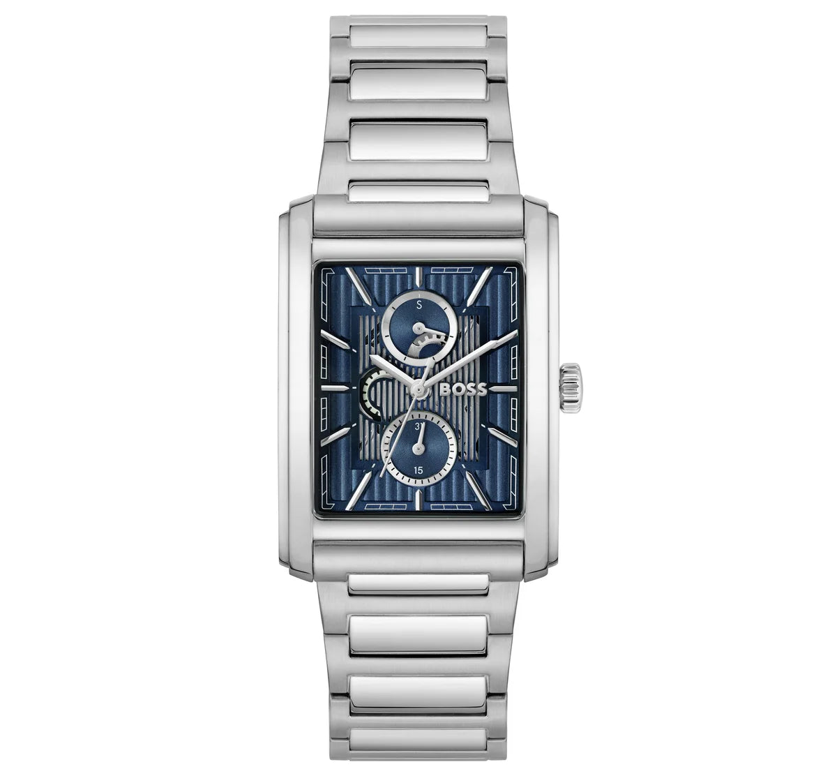 Stainless Steel Case & Bracelet/Blue Dial