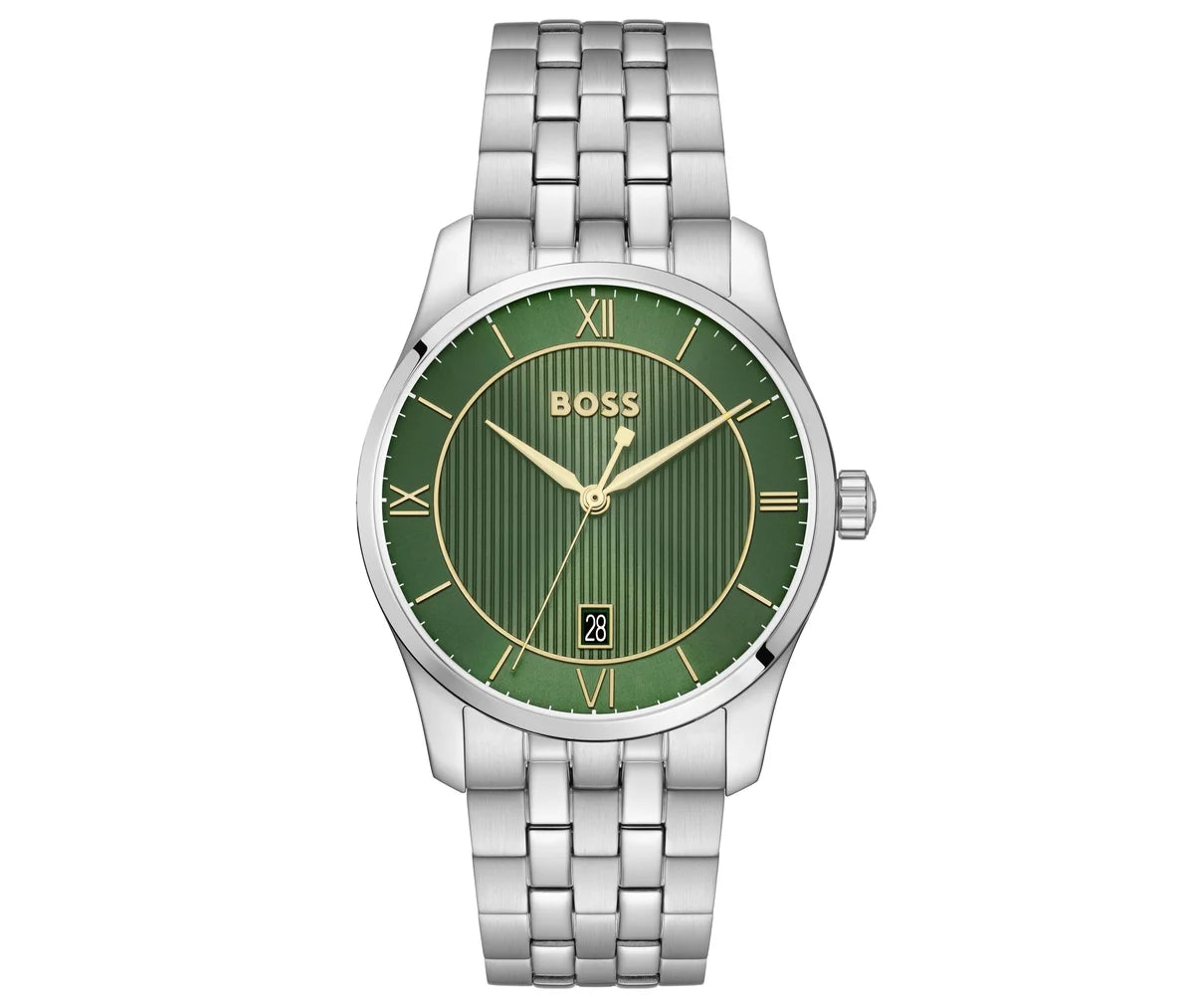 37mm Stainless Steel Case/Stainless Steel Bracelet/Green Dial