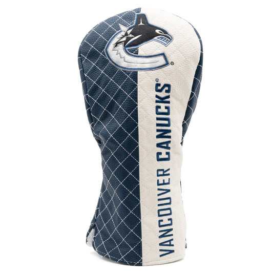Team Golf Vancouver Canucks Quilted Driver Cover - Split