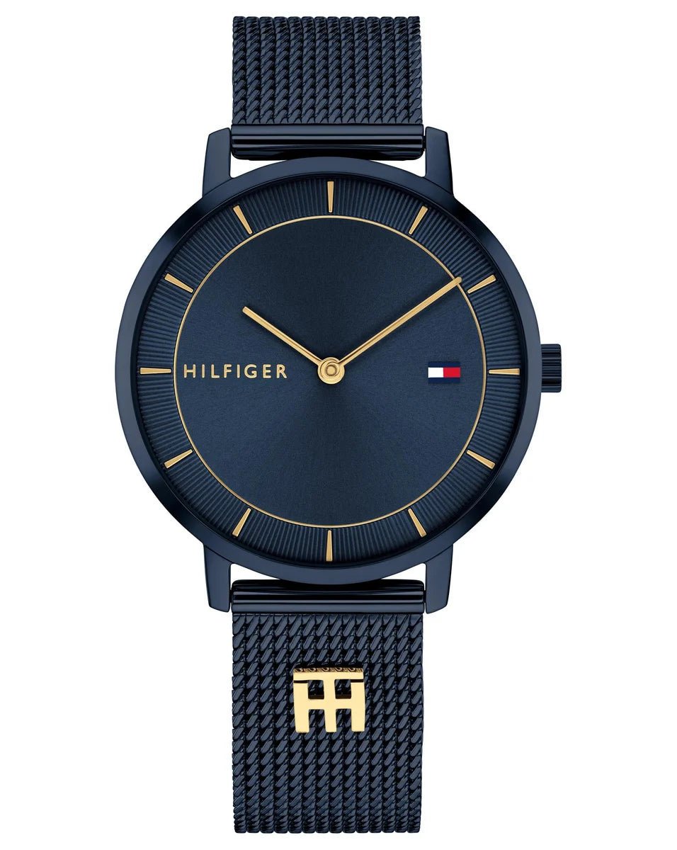 Blue IP Case and Mesh Bracelet/Navy Dial