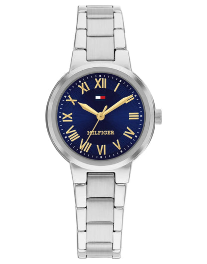 Stainless Steel Case & Bracelet/Navy Dial