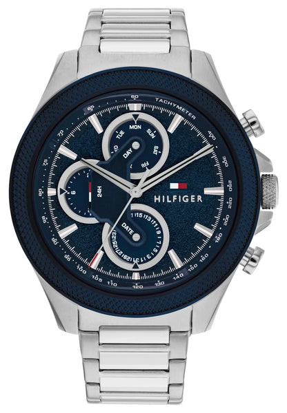 Stainless Steel Case & Bracelet/Navy multifunction Dial