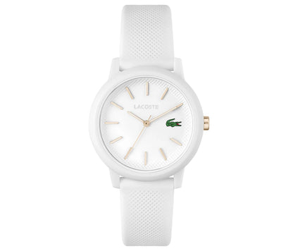 White TR90 Case/White Dial/White Silicone Strap