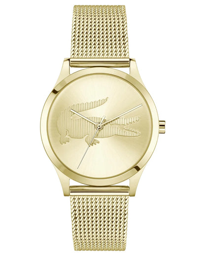 Yellow Gold IP Case and Mesh Bracelet/Light Champagne Dial